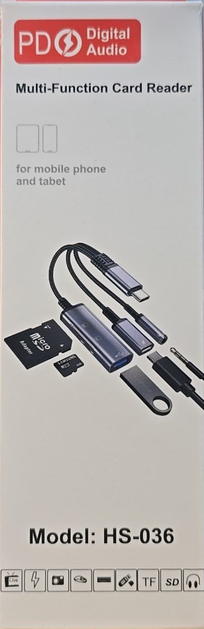 TYPE-C Card Reader OTG OLL in ONE HS-36 1 TYPE-C Card Reader OTG OLL in ONE HS-36 1