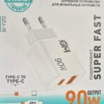 СЗУ Kakusiga GZU-15 90W с кабелем TYPE-C-TYPE-C