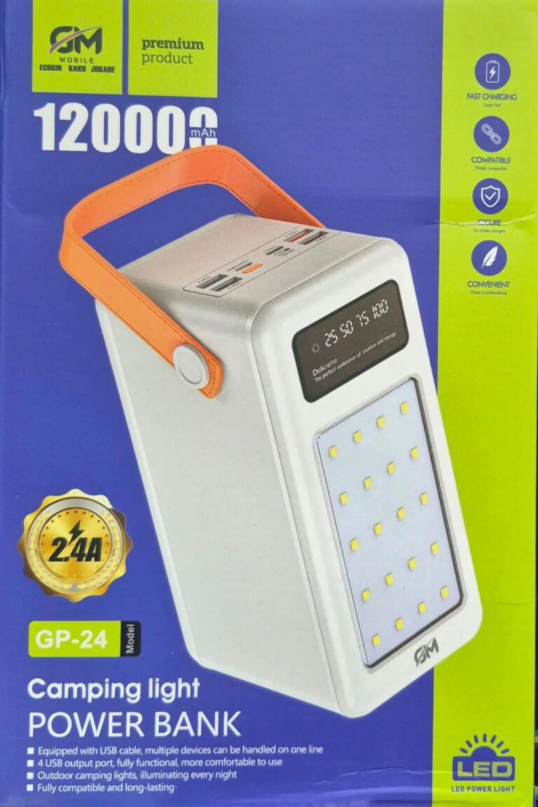 Внешний аккумулятор GM 120000mAh GP24 1