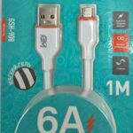Кабель GM USB-Micro GSH-908 мягкий гель 6A (белый) 1м