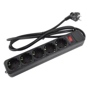 Perfeo сетевой фильтр "REAL POWER", 1,8м, 5 розеток, 16А, 3500 Вт, тройная защита, серый. 1