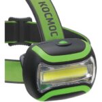 Фонарь КОСМОС KOC-H3W-LED (налобный, 1LEDx3W, 3хААА, , пластик обрезиненный, )  (1/25/100)