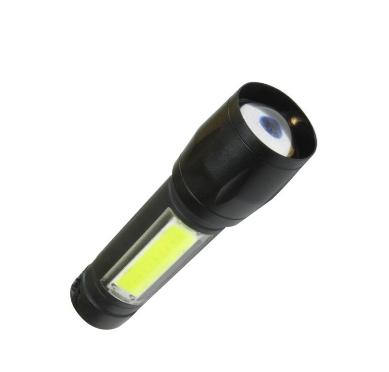 Фонарь КОСМОС KocAc1011Lith (карманный, 1LEDx3W+1COBx3W, 1x600mAh, 5В (USB), металл, шнур в компл.) 1