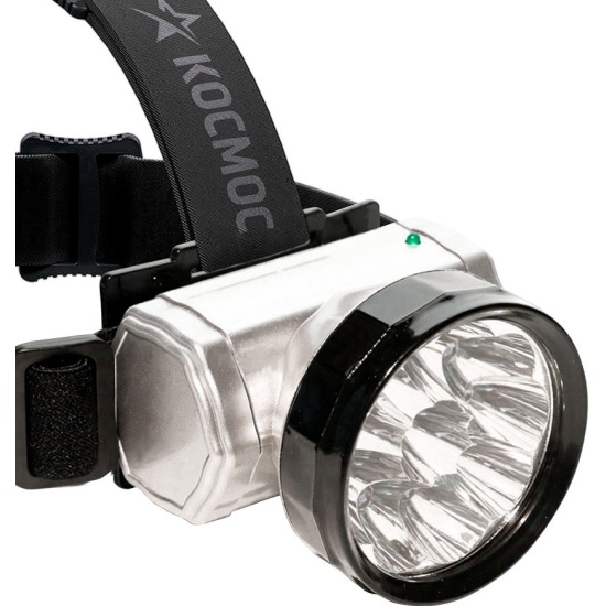 Фонарь КОСМОС KOCAccuH10LED (налобный, 10LED, 3x600mAh, 220В, пластик, )  (1/12/96) 1