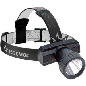 Фонарь КОСМОС KocAcHead3W (налобный, 1LEDx3W, 1x1000mAh, 5В (USB), металл, шнур в компл.)  (1/60) 1