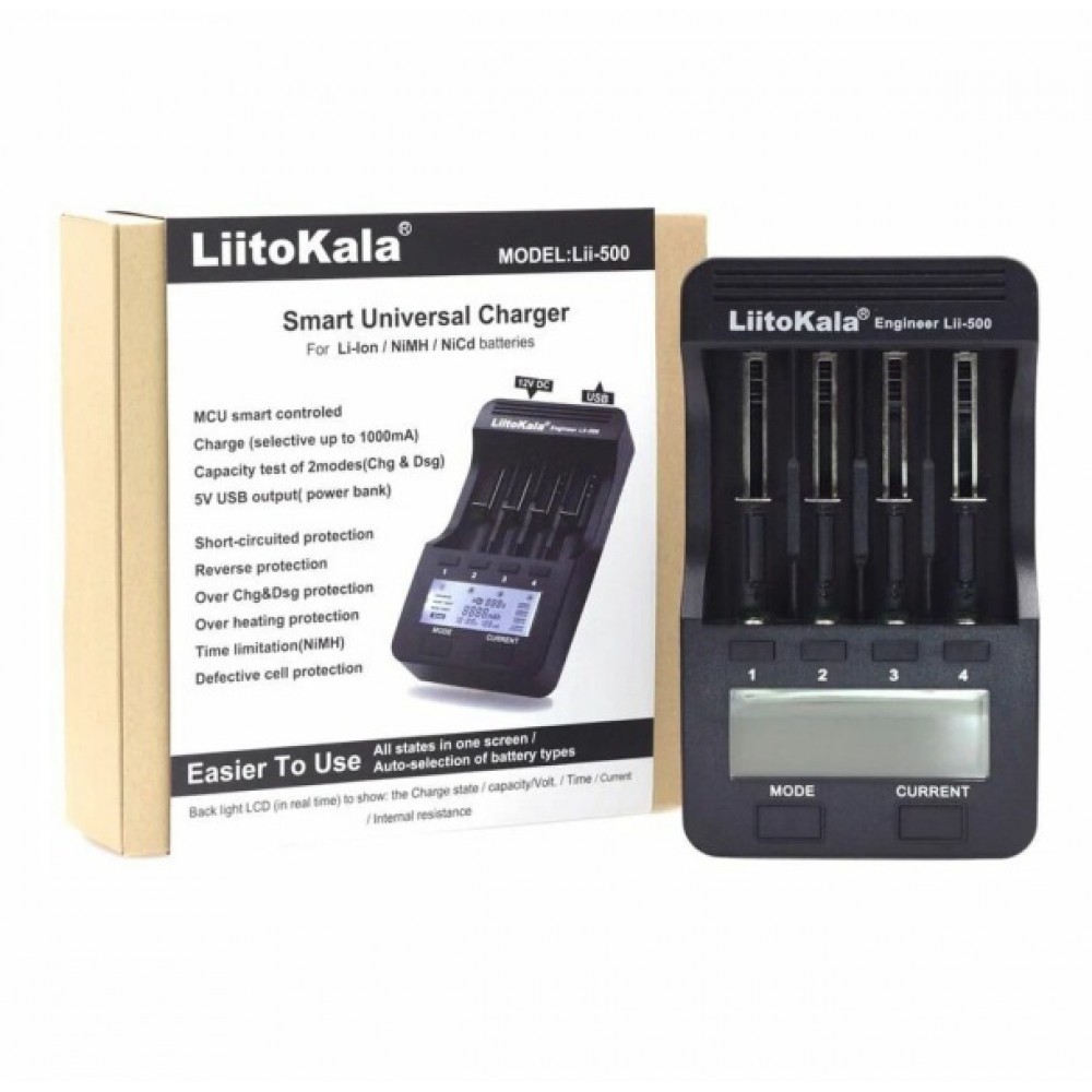 Зарядное устройство Liitokala Lii-500 1 Зарядное устройство Liitokala Lii-500 1