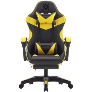 Игровое кресло Tornado Чер/желт,класс3,PU,подножка DEFENDER 1