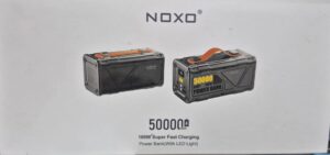 Powerbank NOXO PN-9 50000 mAh/100w/фонарь/5v-3A/9v-2A/12v-1.5A/20v-3A Gray 1
