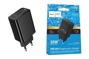 HOCO CS93/ Сетевое ЗУ/ PD/ 1 разъём Type-C/ 20W/ черный 1