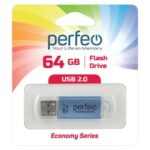 Perfeo USB 64GB E01 Blue economy series