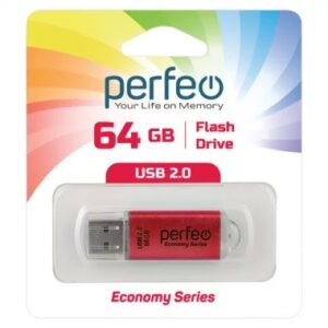 Perfeo USB 64GB E01 Red economy series 1
