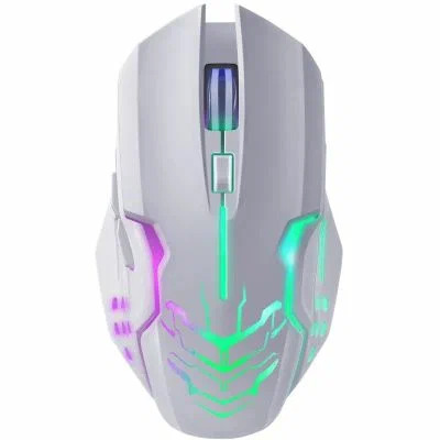 Беспроводная игровая мышь Katana GM-511 белый,RGB,6кн,3200dpi,400мАч DEFENDER 1