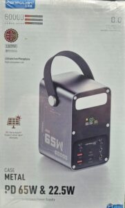 Портативная электростанция A69Q 60000mah ( 65W) (8 шт/кор) IS811799 1