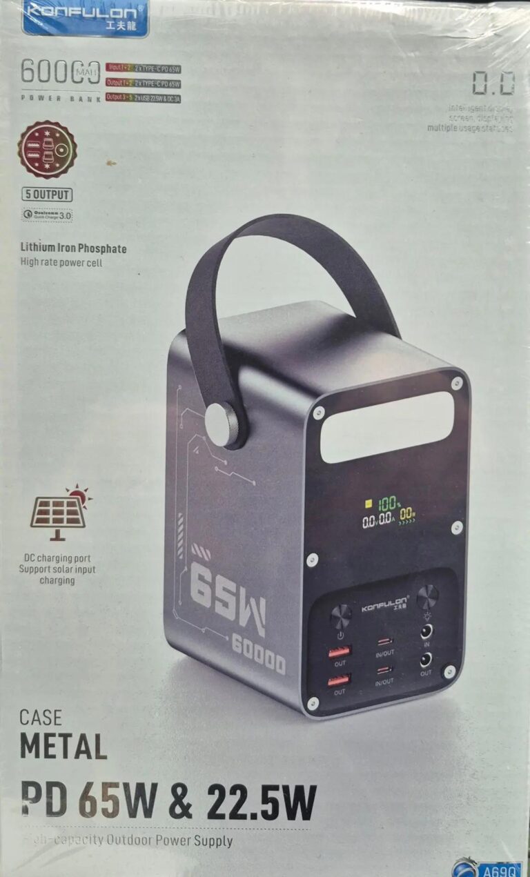 Портативная электростанция A69Q 60000mah ( 65W) (8 шт/кор) IS811799 1