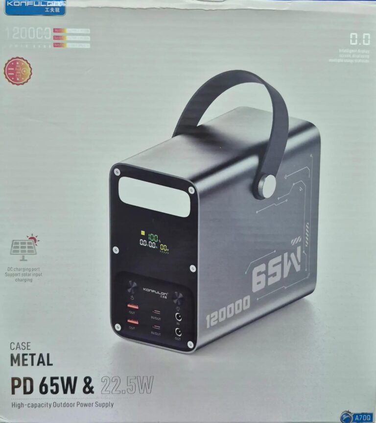 Портативная электростанция A70Q120000mah (65W) (6 шт/кор) IS811800 1