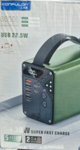 Портативная электростанция A49Q 80000mah (30W) зеленая (12 шт/кор) IS811807 1