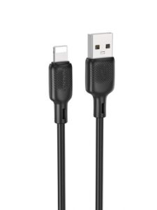 BOROFONE BX113/ USB кабель Lightning/ 3m/ 2.4A/ Силикон/ черный 1